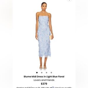 Lovers +  Friends Revolve Blume Midi Dress M